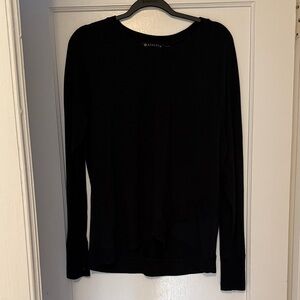 Athleta Classic Black Long Sleeve Tee